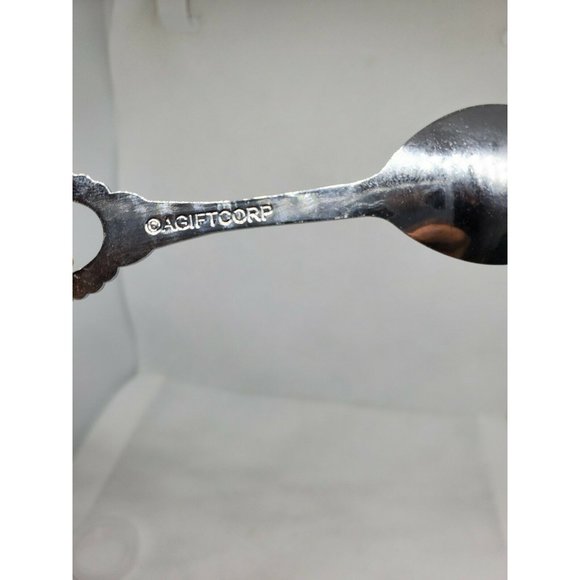 A Gift Corp St Martins Mini Silver Collectible Spoon With Hanging Turtle Charm - Picture 7 of 11